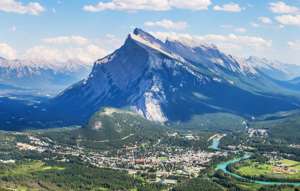 Picture of Banff from Corporate Team building trip